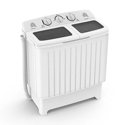 Slickblue Portable Washing Machine with Built-in Gravity Drain