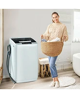 Slickblue 8.8 lbs Portable Full-Automatic Laundry Washing Machine with Drain Pump