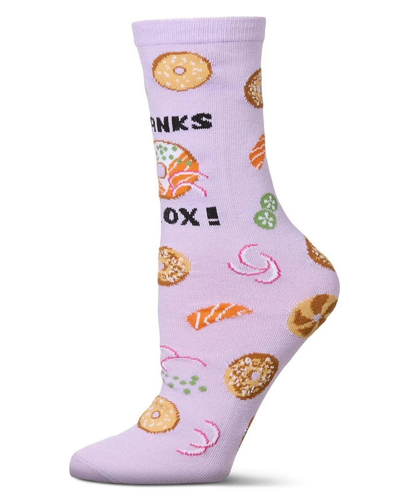 Thanks A Lox Greeting Card Crew Socks