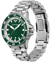 Emporio Armani Men's Sea Explorer Automatic Stainless Steel Bracelet Watch 42mm