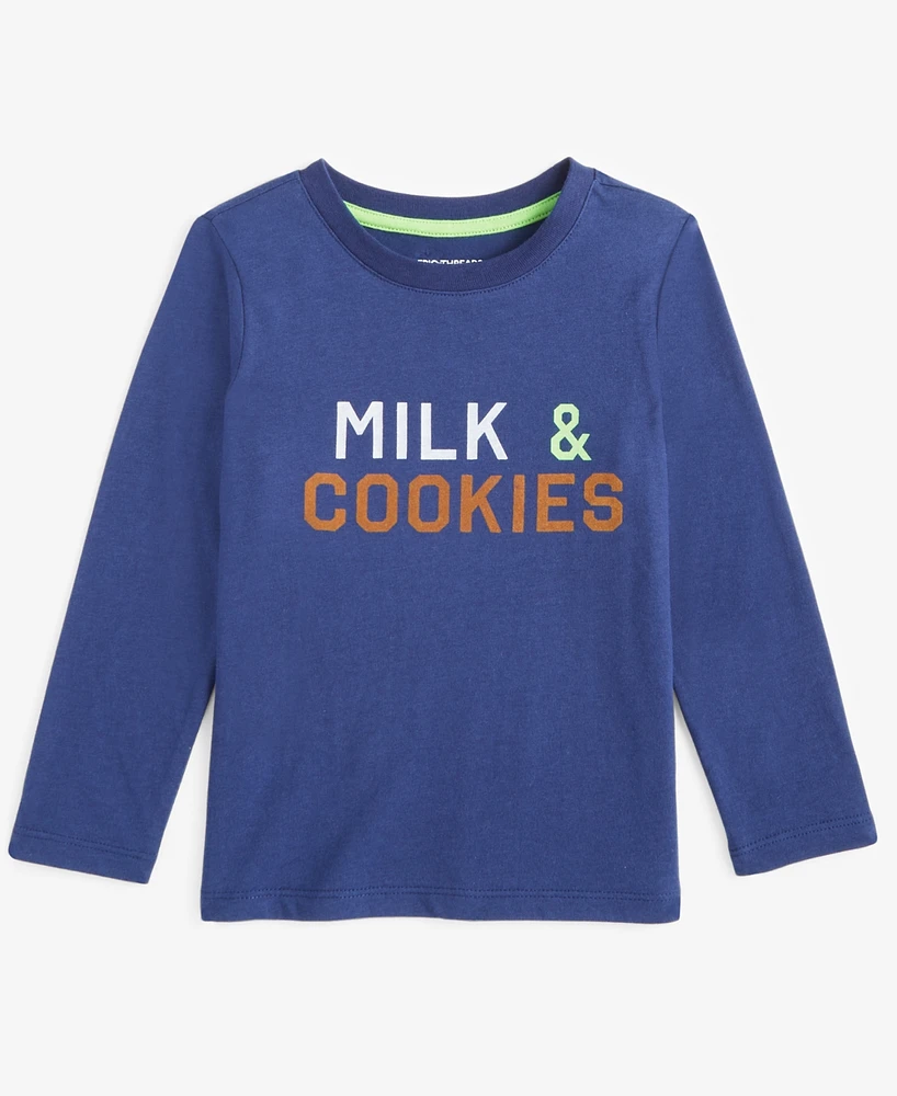 Epic Threads Toddler Boys Milk & Cookies Long-Sleeve T-Shirt, Created for Macy's