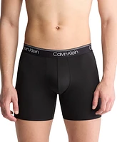 Calvin Klein Men's 3-Pack Microfiber Stretch Boxer Briefs Underwear