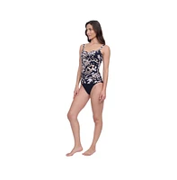 Profile by Gottex Women's Miss Butterfly Twist front Tankini Swim Top