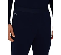 Lacoste Men's Straight-Fit Thermal Waffle-Knit Joggers