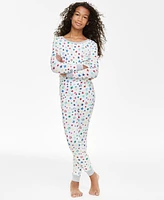 Family Pajamas Little & Big Kids Star Toss Cotton Snug-Fit Holiday Pajamas, Created for Macy's