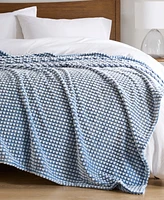 Madison Park Carved Plush Blanket