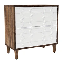 Tribesigns 2-Drawer File Cabinet, Lateral Filing Cabinet for A4/Letter/Legal Size, Office Storage Printer Stand with Drawer Home