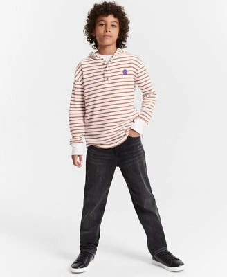 Epic Threads Little Big Boys Striped Thermal Hoodie Slim Jeans Created For Macys