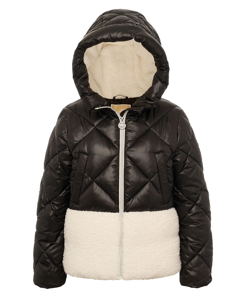 Michael Kors Toddler & Little Girls Diamond Quilt Puffer Jacket