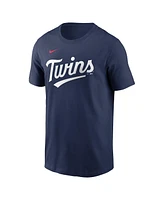 Nike Men's Carlos Correa Navy Minnesota Twins Fuse Name Number T-Shirt