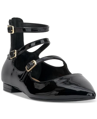 I.n.c. International Concepts Valan Triple-Strapped Flats, Created for Macy's