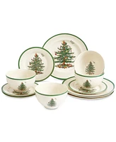 New For 2024! Christmas Tree 12 Pc. Dinnerware Set, Service for 4, Created for Macy's