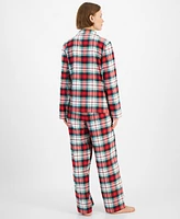 Family Pajamas Women's 2-Pc. Cotton Winterton Plaid Matching Christmas Set, Created for Macy's