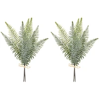 Slickblue Fern Bundle for Natural and Elegant Holiday and Home Decor (Set of 2)