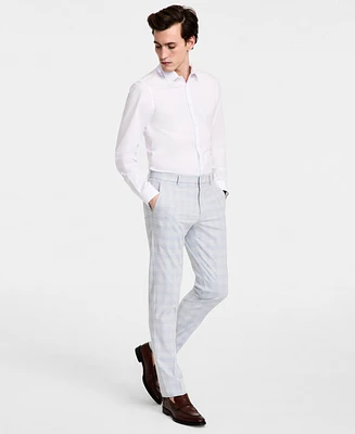 Tommy Hilfiger Mens Modern Fit Light Grey Dress Pant
