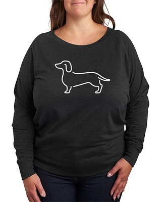 Hybrid Apparel Dachshund Plus Graphic Pullover