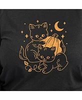 Hybrid Apparel Halloween Cats Plus Graphic Pullover