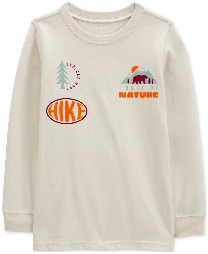 Carter's Little & Big Boys Nature Hike Graphic Long-Sleeve T-Shirt