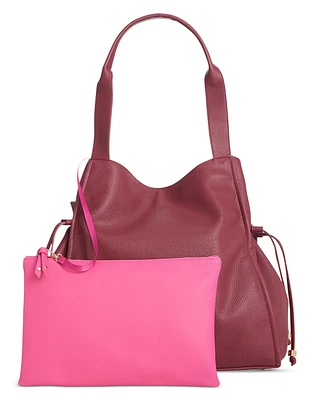 On 34th Jyyll Large Solid Tote with Removable Pouch, Created for Macy's