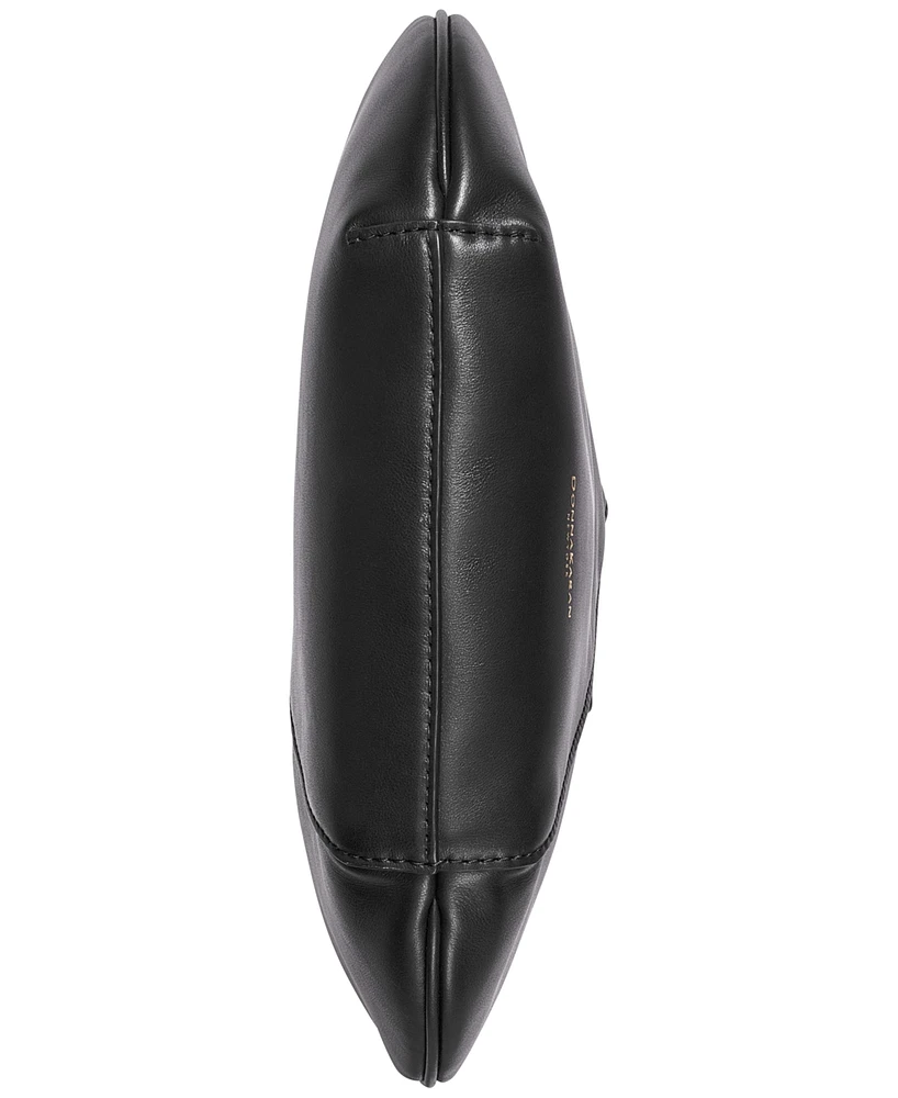 Donna Karan Baldwin Small Shoulder with Leather Wrapped Rounded Handle