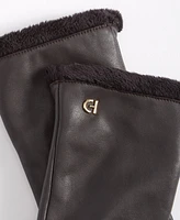 Cole Haan Women's Faux-Fur-Lined Leather Gloves