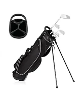 9 Inch Golf Stand Bag Divider Carry Pockets Storage