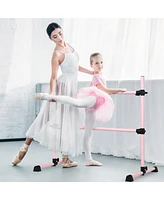 Skonyon 4 Feet Portable Ballet Barre with Adjustable Height
