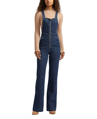 Silver Jeans Co. Women's 70s Flare Leg Overalls