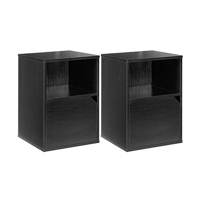 Sugift Set of 2 Nightstands Side End Table for Living Room