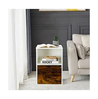 Sugift Set of 2 Nightstands Side End Table for Living Room