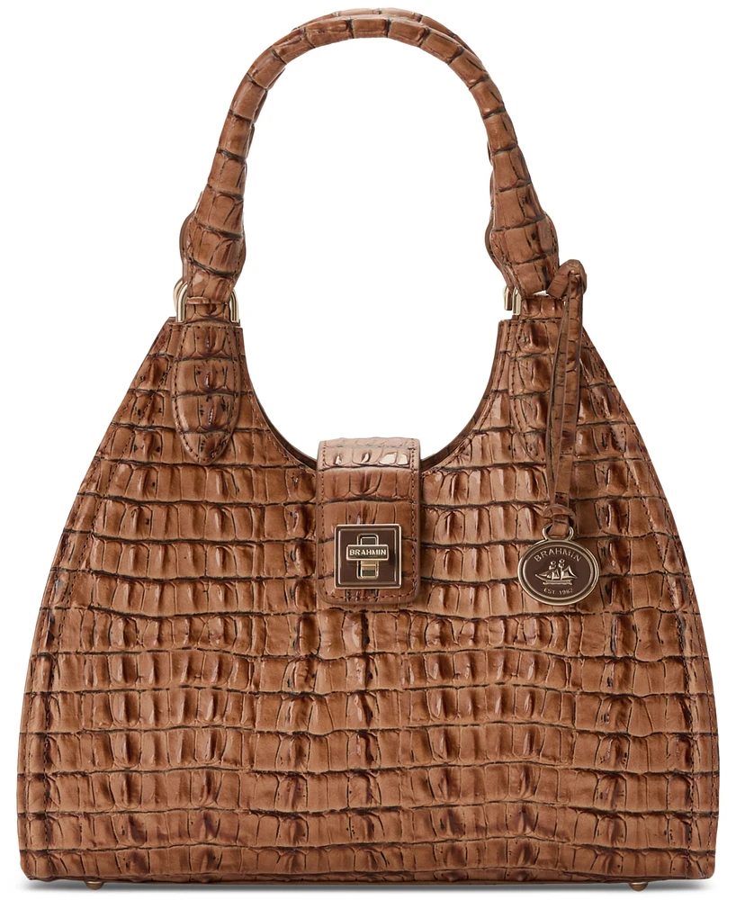 Brahmin Adrian Small Leather Satchel Bag