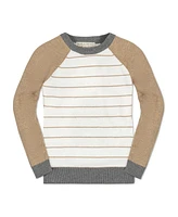 Hope & Henry Boys Organic Long Sleeve Raglan Sweater