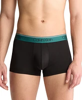 Calvin Klein Men's 3-Pack Microfiber Stretch Low-Rise Trunk Underwear