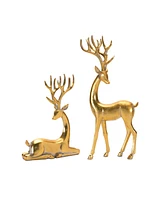 Slickblue Deer (Set of 2) 10"H, 15"H Resin