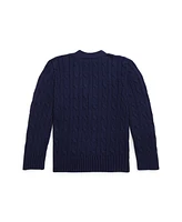 Polo Ralph Lauren Toddler and Little Boys Cable-Knit Cotton V-Neck Cardigan Sweater