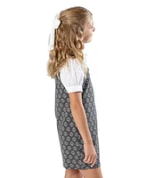 Rare Editions Big Girls Layered Effect Knit Dress with Collared Shirt, 2 Piece