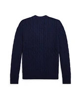 Polo Ralph Lauren Big Boys Cable-Knit Cotton V-Neck Cardigan Sweater