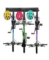 Raxgo Garage Bike Rack Wall Mount Bicycle Storage Hanger with 3 Hooks