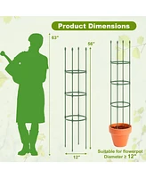 Givimo 2-Pack Garden Trellis Tomato Cage with Adjustable Height
