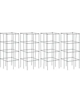 Vebreda 4 Pack Garden Trellis for Climbing Plants for Flower Vegetable