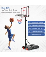 Skonyon Basketball Hoop Stand 5 Feet-6.8 Feet Height Adjustable