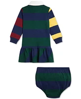 Polo Ralph Lauren Baby Cotton Jersey Rugby Dress