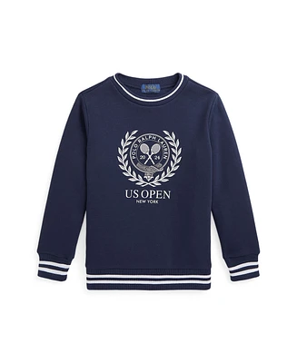 Polo Ralph Lauren Toddler and Little Boys Us Open Print Fleece Sweatshirt