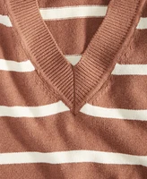 On 34th Women's V-Neck Dropped-Shoulder Sweater, Created for Macy's