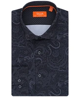 Tallia Men's Slim-Fit Paisley Dress Shirt