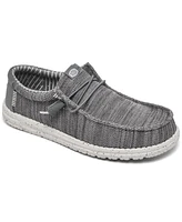 Hey Dude Men's Wally Stretch Sox Slip-On Casual Moccasin Sneakers from Finish Line