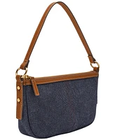 Fossil Jolie Small Denim Crossbody Bag