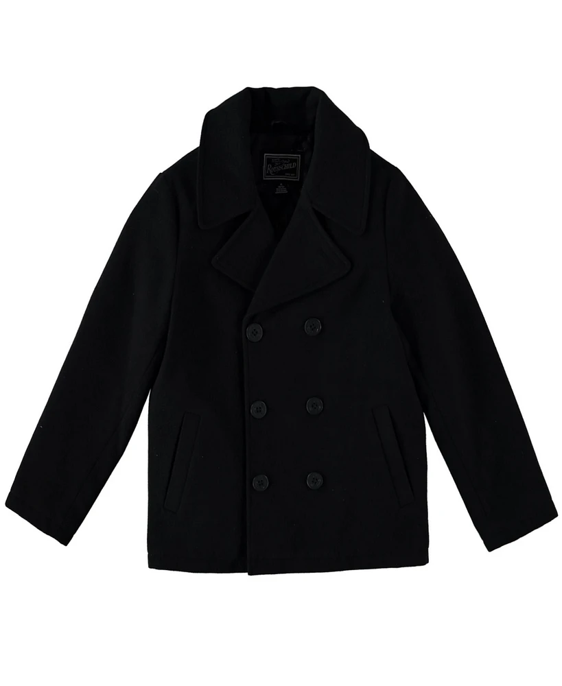 S Rothschild & Co Toddler Little Boys Double Breasted Peacoat