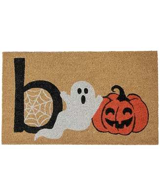 Northlight Natural Coir "Boo" Halloween Doormat, 18" x 30"