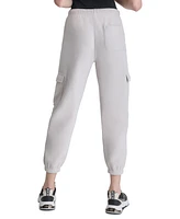 Dkny Sport Women's Tech Fleece Cargo Jogger Sweatpants